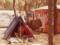 Spanje 1984 Frank, camping Blanes
