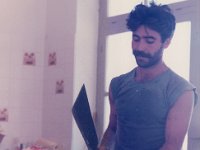 Griekenland 1985 butcher, Filoti, Naxos