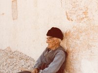 Griekenland 1985 old man, Apirathos, Paros