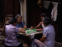 China 1988 mahjong in Guangzhou, Kanton