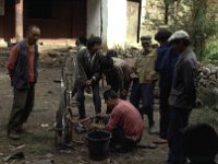 China 1988 flat tire gets fixed
