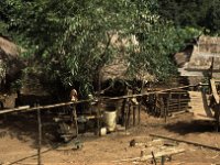 Thailand water pipe system of bamboo pipes - waterleidingsysteem van bamboepijpen