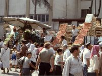Turkije 1989 market in Üsküdar, Istanbul