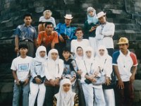 Indonesia 1990 Eugene with locals