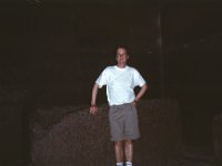 Egypte 1996  Frank in Great Pyramid of Giza, Egypt
