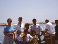 Egypte 1996  photo with Egyptian family, Suez Canal