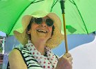 Petra met parasol, Boattour Trier to Saarburg