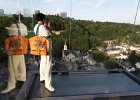 Petra in lift, Elevator - Ville De Haute -> Grund
