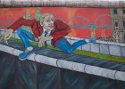 East Side Gallery, Der Mauerspringer (Wall Jumper) painting by Gabriel Heimler