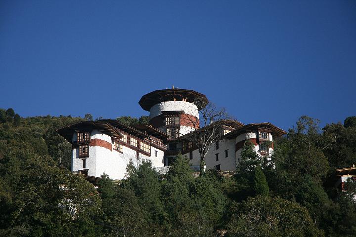 20081107-279bhutan.jpg - Trongsa Ta Dzong, toren van Trongsa. Beheerste de route tussen oost en west Bhutan.