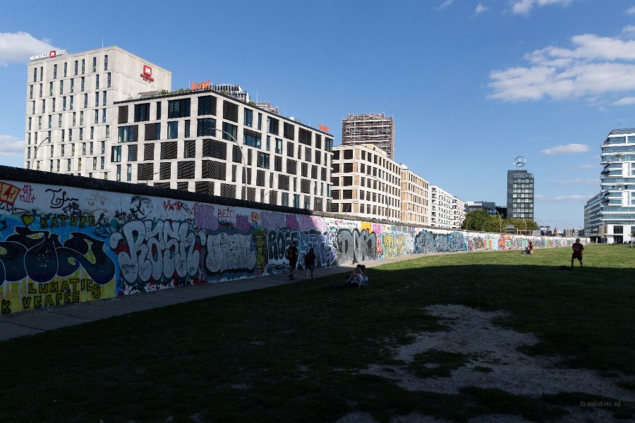 Die Berliner Mauer, achterkant