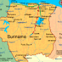 route in Suriname, Awarradam, Nieuw Nickerie - Bigi Pan, Warappakreek, Commewijnerivier