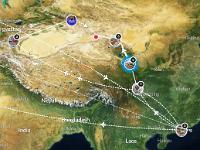 route China silk road, NW China:  Hong Kong, Chengdu, Kashgar, Turpan, Dunhuang, Tongren, Xiahe, Chengdu, HK - zijderoute