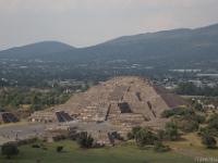 Teotihuacán, Pyramid of the Sun, construction about 200 AD. Teotihuacan, Pyramid of the Sun, Height 65.5 meters