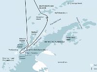 route to Antarctic, with the Ortelius