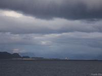 lighthouse in rainy weather